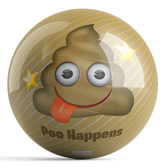 Emoji Poo Happens OTB Bowling Ball
