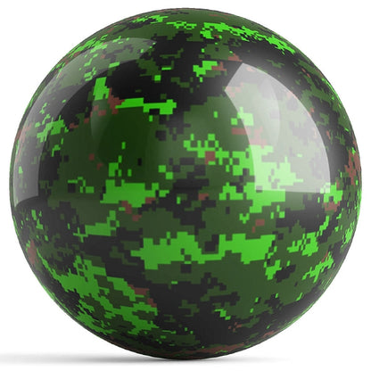 Green Camouflage OTB Bowling Ball