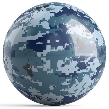 Blue/Grey Camouflage OTB Bowling Ball