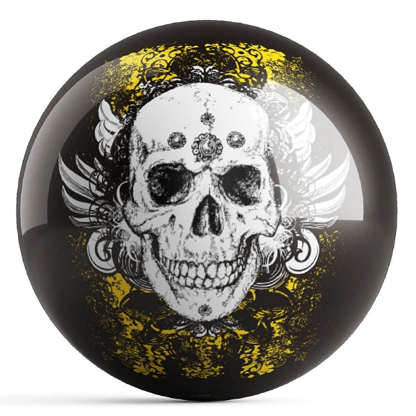 Grunge Skull OTB Bowling Ball