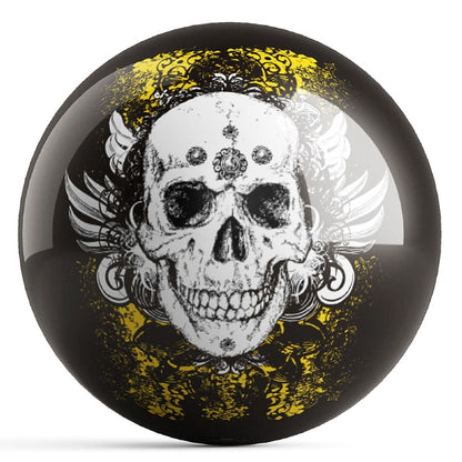 Grunge Skull OTB Bowling Ball