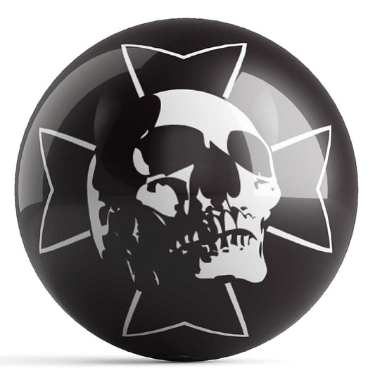 Skull Iron Cross OTB Bowling Ball