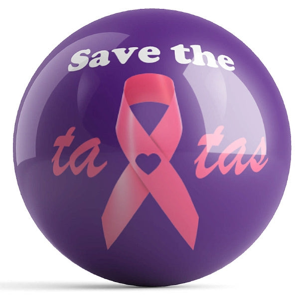 Save the Ta-Tas OTB Bowling Ball