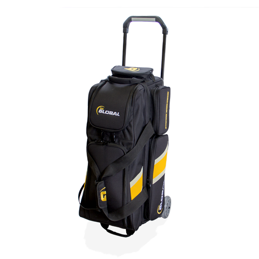 900 Global Deluxe Triple Roller - Black/Gold