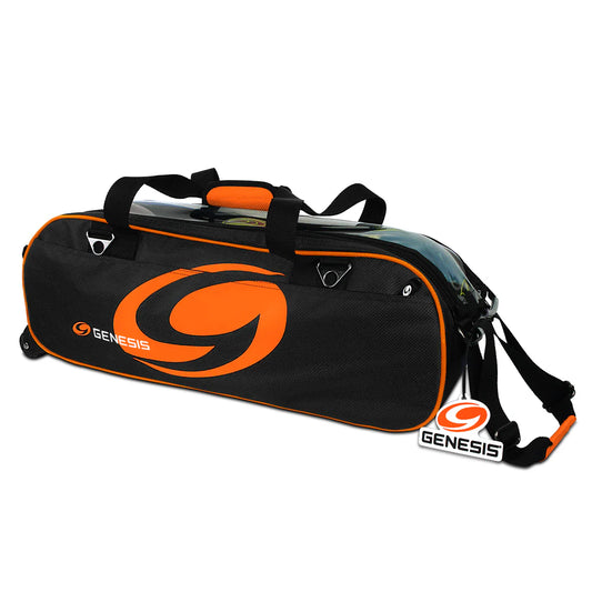 Genesis Sport Triple Tote Roller - Black/Orange