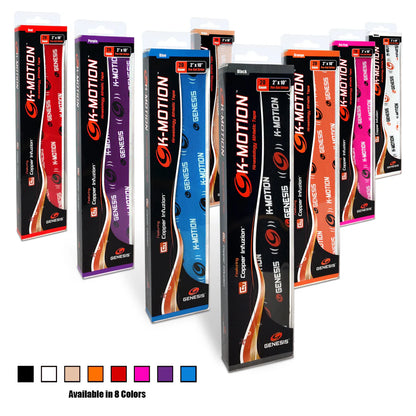 Genesis K-Motion Pre-Cut Premium Copper Kinesiology Tape