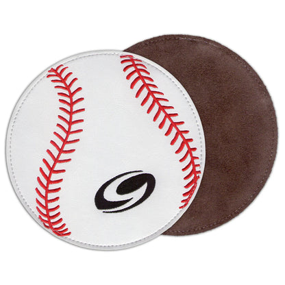 Genesis Pure Pad Sports Themed Buffalo Leather Ball Wipe Pad