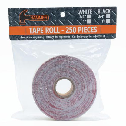 Hammer Insert Tape Roll White | 250pcs.