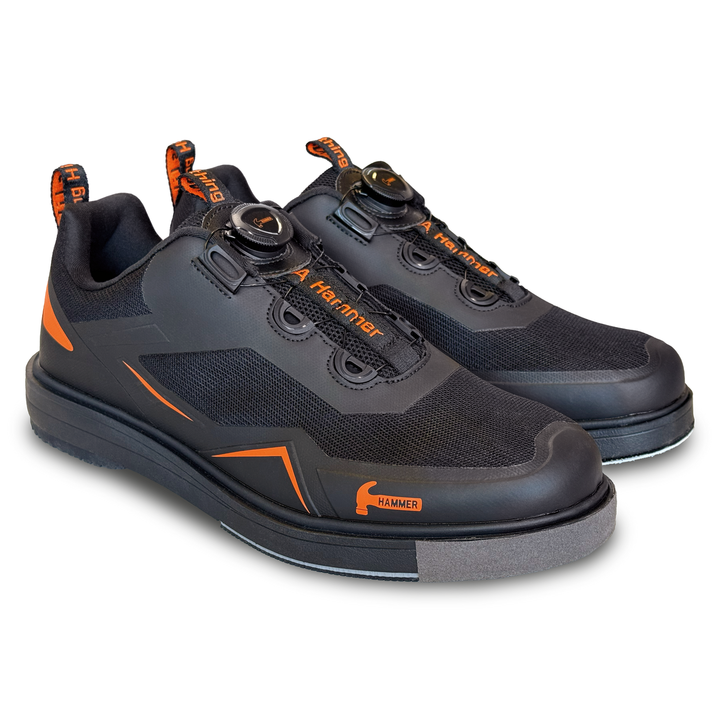 Hammer VIBE Black/Orange Right Handed Men's Bowling Shoes