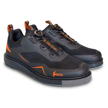Hammer VIBE Black/Orange Right Handed Men's Bowling Shoes