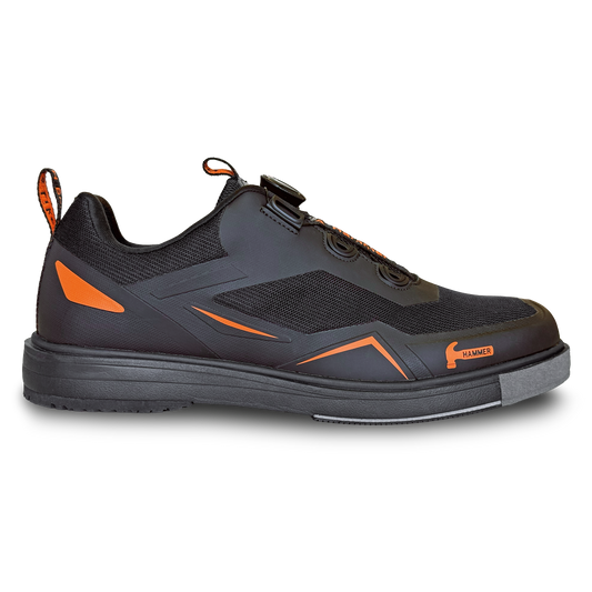 Hammer VIBE Black/Orange Right Handed Men's Bowling Shoes