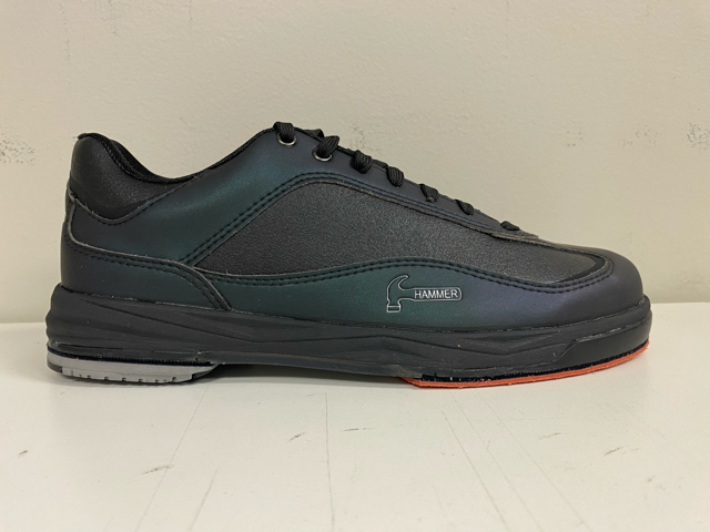 Hammer Mens Fierce Black Left Handed Size 8 Men's Bowling Shoe