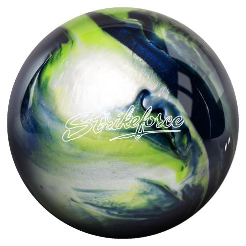 KRS Polyester Blue/Green/Silver Bowling Ball