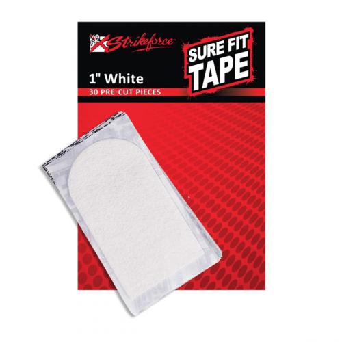 KR Strikeforce Sure Fit Tape 1 inch White 30 pc.