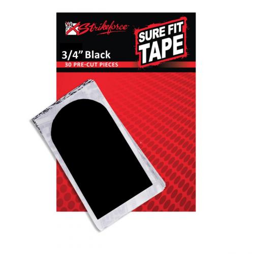 KR Strikeforce Sure Fit Tape 3/4 inch Black 30 pc.