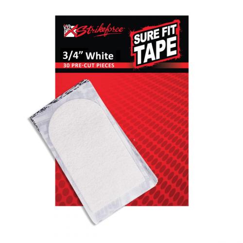 KR Strikeforce Sure Fit Tape 3/4 inch White 30 pc.