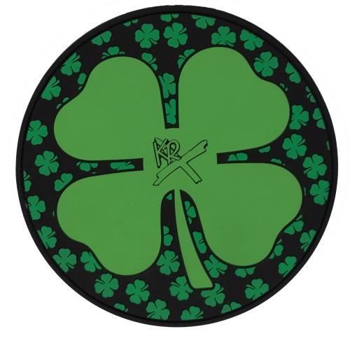 KR Strikeforce - Round Shammy Leather Pad - Shamrock