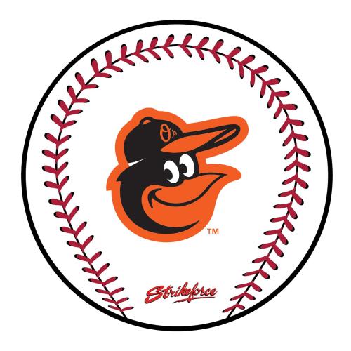 KR Strikeforce - MLB Round Rubber Shammy - Baltimore Orioles