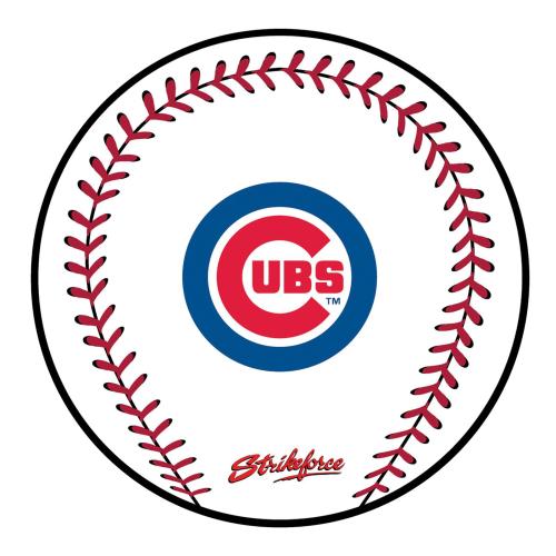 KR Strikeforce - MLB Round Rubber Shammy - Chicago Cubs