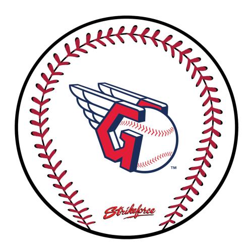 KR Strikeforce - MLB Round Rubber Shammy - Cleveland Guardians