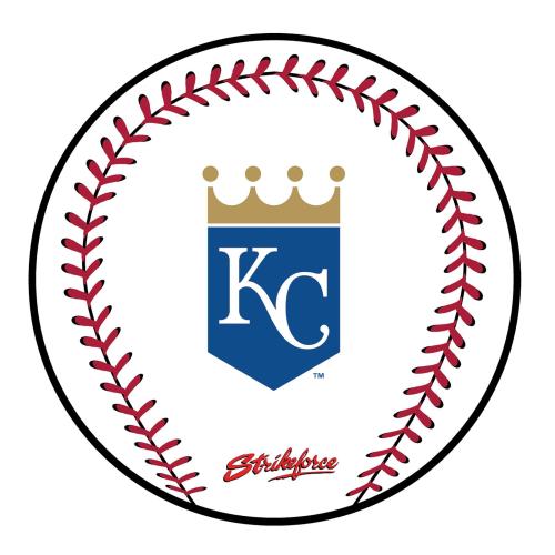 KR Strikeforce - MLB Round Rubber Shammy - Kansas City Royals