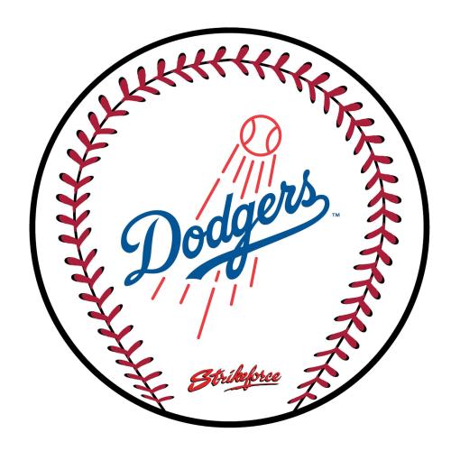 KR Strikeforce - MLB Round Rubber Shammy - Los Angeles Dodgers