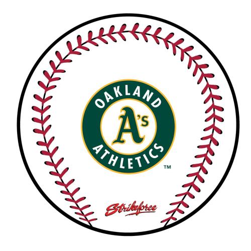 KR Strikeforce - MLB Round Rubber Shammy - Oakland Athletics