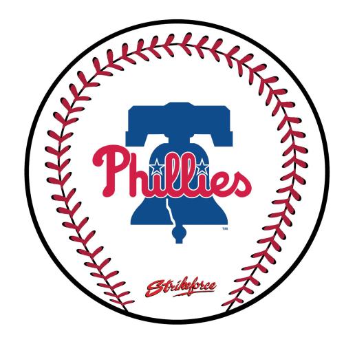 KR Strikeforce - MLB Round Rubber Shammy - Philadelphia Phillies