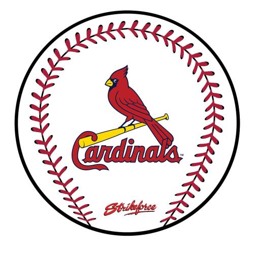 KR Strikeforce - MLB Round Rubber Shammy - St. Louis Cardinals