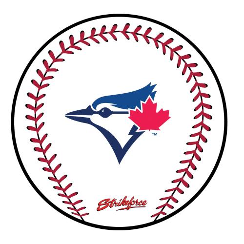 KR Strikeforce - MLB Round Rubber Shammy - Toronto Blue Jays