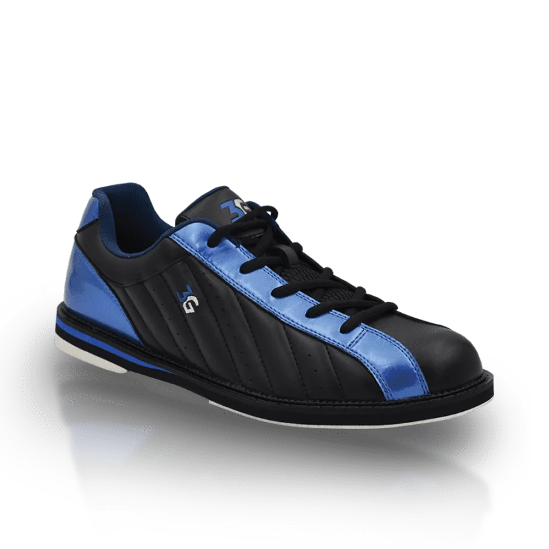 3G Kicks - Black/Blue Unisex Bowling Shoe