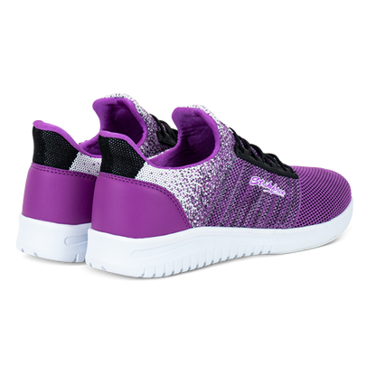 スエードPURPLEスターとリザードエフェクトヒールスニーカー KR Strikeforce Rhythm Purple Womens Bowling Shoe – Bowling World