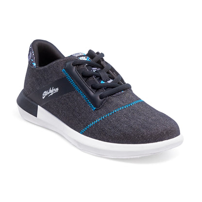 Kr Strikeforce Lux Black/Ocean Blue Women's Bowling Shoes