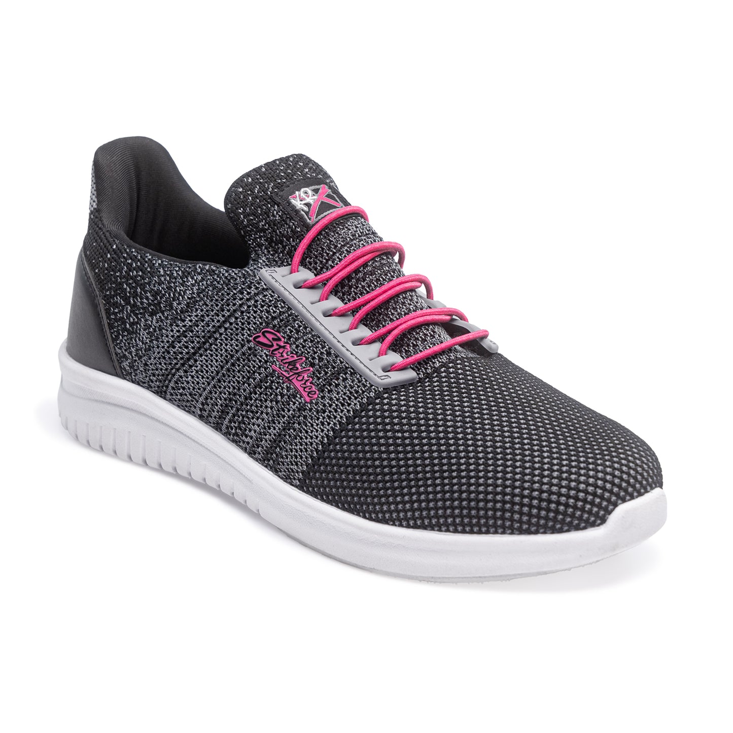 KR Strikeforce Rhythm Dark Grey/Pink Womens Bowling Shoe