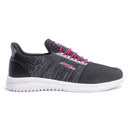 KR Strikeforce Rhythm Dark Grey/Pink Womens Bowling Shoe
