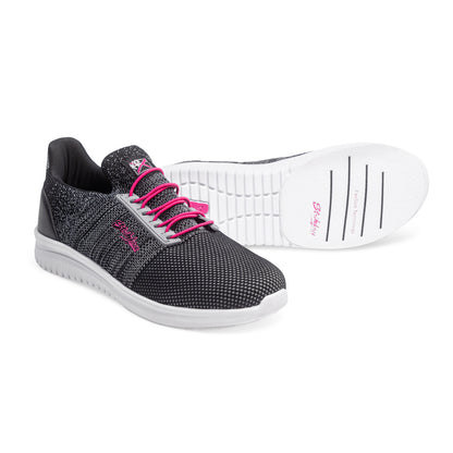 KR Strikeforce Rhythm Dark Grey/Pink Womens Bowling Shoe