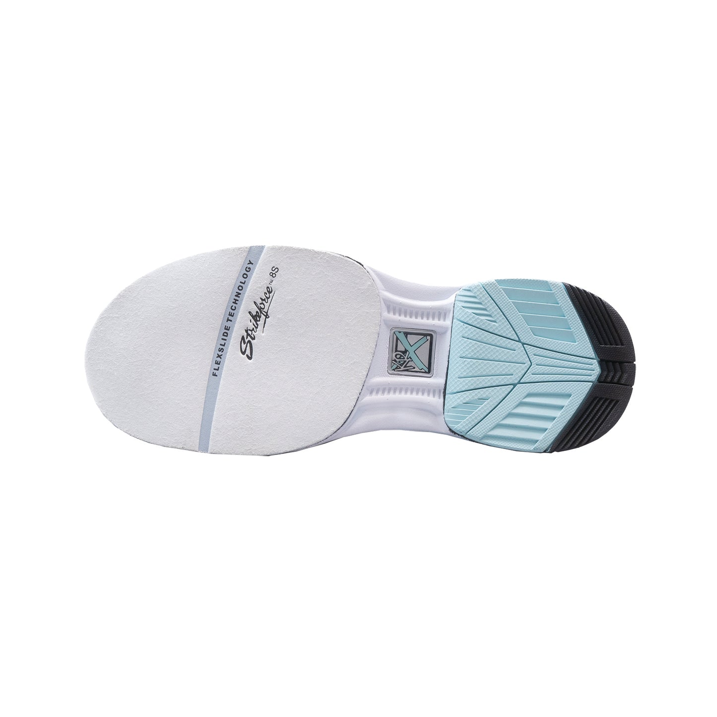 KR Strikeforce Lady Jet White/Teal Right Handed Womens Bowling Shoe