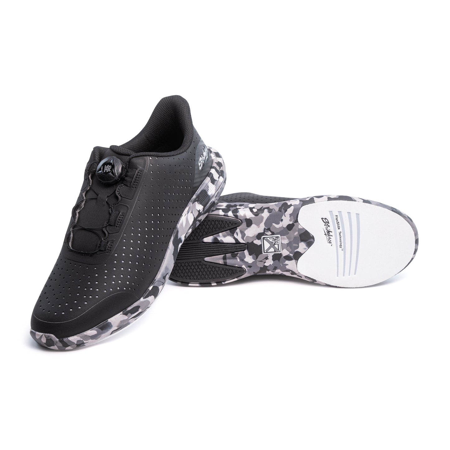KR Strikeforce Arrow FT Black/Camo Mens Bowling Shoe