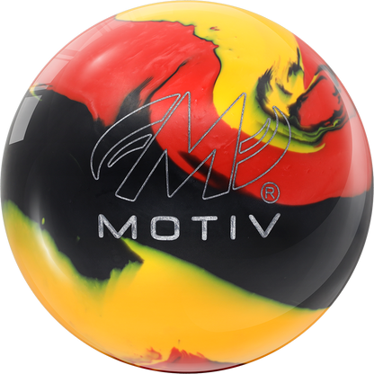 Motiv Ascend Red/Black/Tangerine Bowling Ball