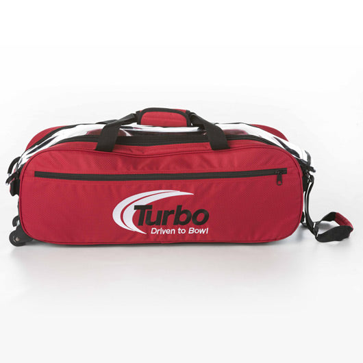 Turbo Pursuit Slim Triple Tote Red/Black