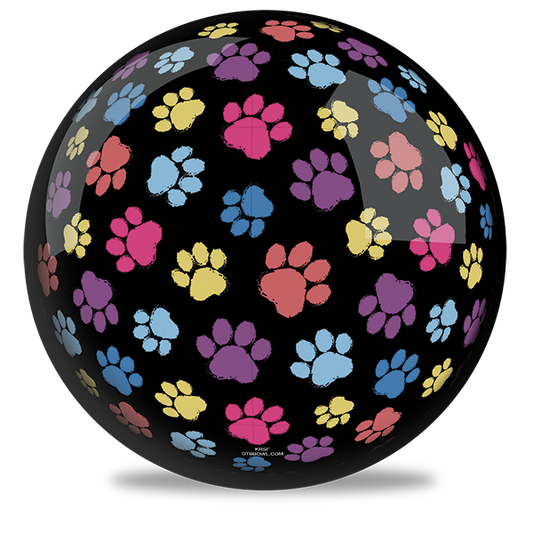 Strikeforce Paw Prints Bowling Ball