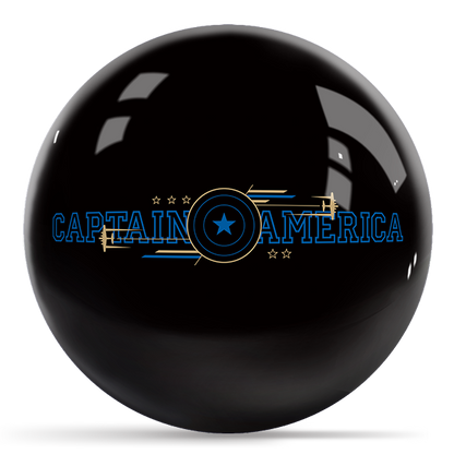Marvel - Avengers Captain America Logos OTB Bowling Ball