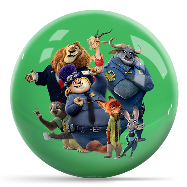 Disney - Zootopia Zootropolis OTB Bowling Ball