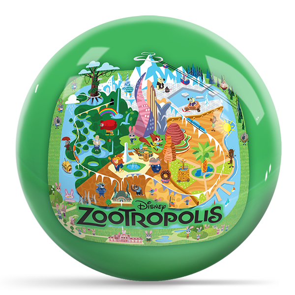 Disney - Zootopia Zootropolis OTB Bowling Ball