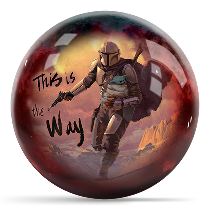 Star Wars - Grogu Din Djarin OTB Bowling Ball