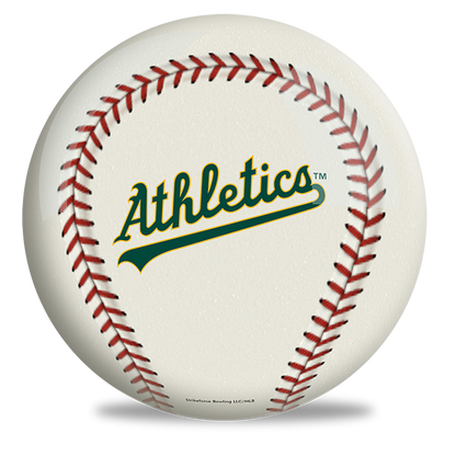 MLB - Oakland Athletics OTB Baseball Bowling Ball