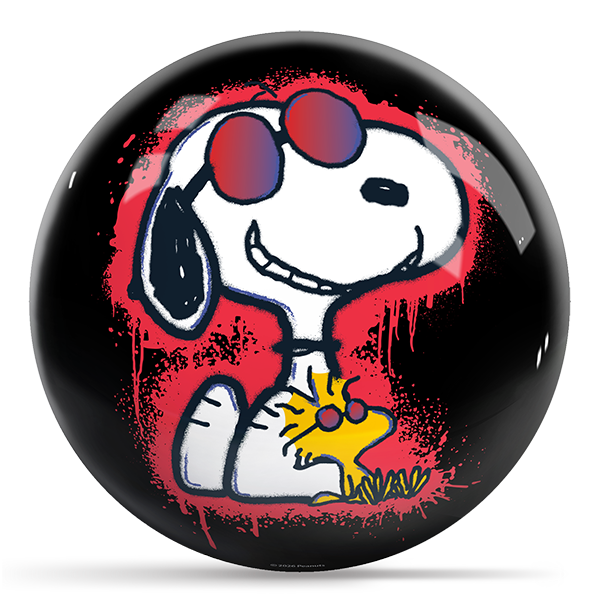 Peanuts - Snoopy Graffiti OTB Bowling Ball