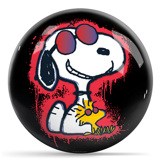 Peanuts - Snoopy Graffiti OTB Bowling Ball