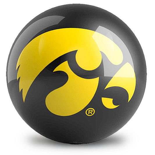 NCAA - University of Iowa OTB Logo Bowling Ball