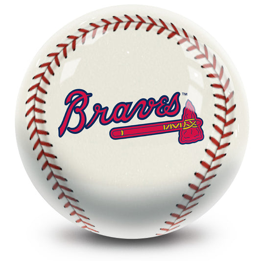 MLB - Atlanta Braves OTB Baseball Bowling Ball